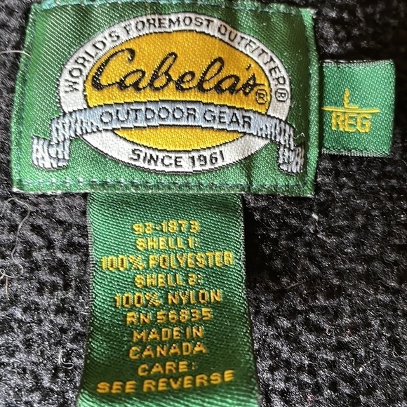 CABELA’S Polartec Fleece Size Large - Picture 4 of 13